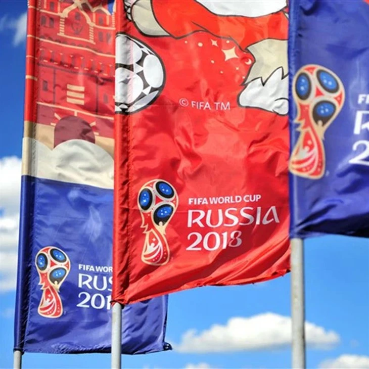 Tkanina za srebrnu stražnju zastavu izravne sublimacije